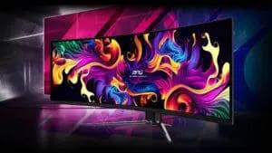 moniteur de jeu incurvé ultra-large