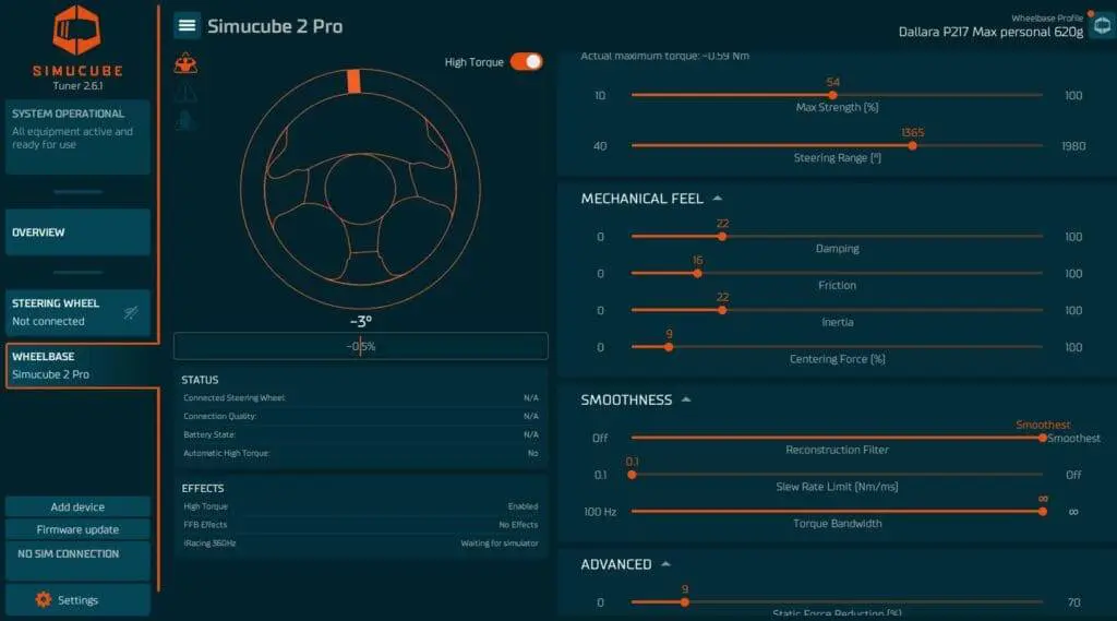 simucube tuner