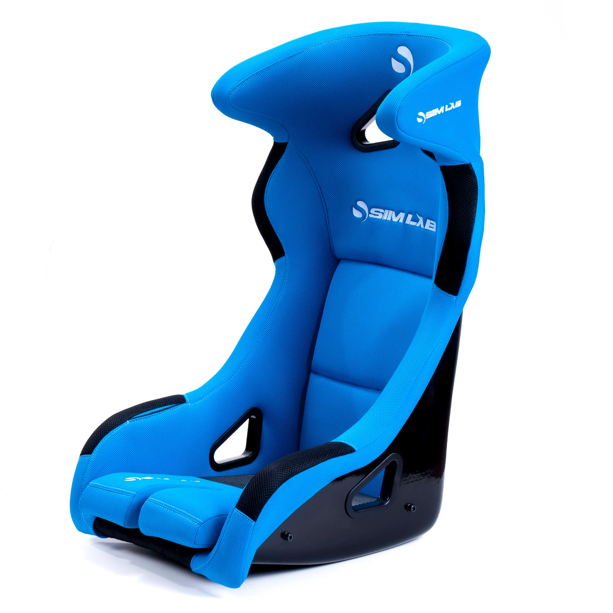 sim-lab speed 1 bucket seat racing chair blue